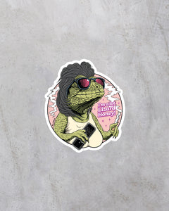 Lizard honey Sticker