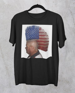 American Flag Mohawk Bob T-Shirt
