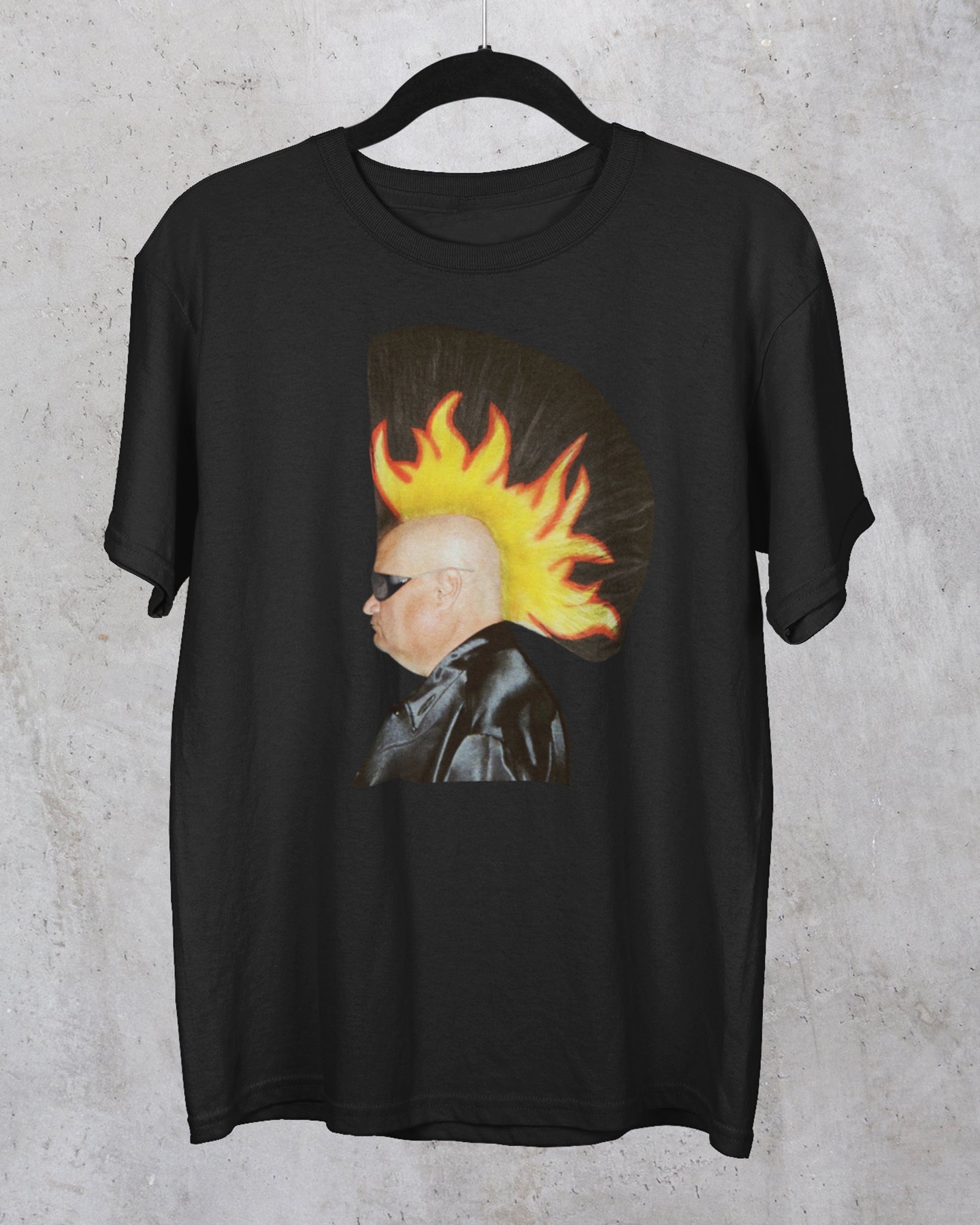 Flames Mohawk Bob T-Shirt