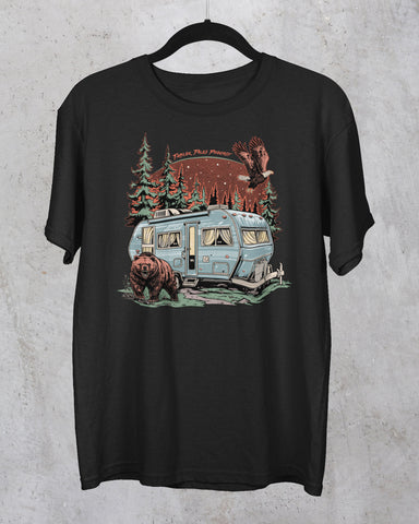 In The Woods Trailer Tales T-Shirt