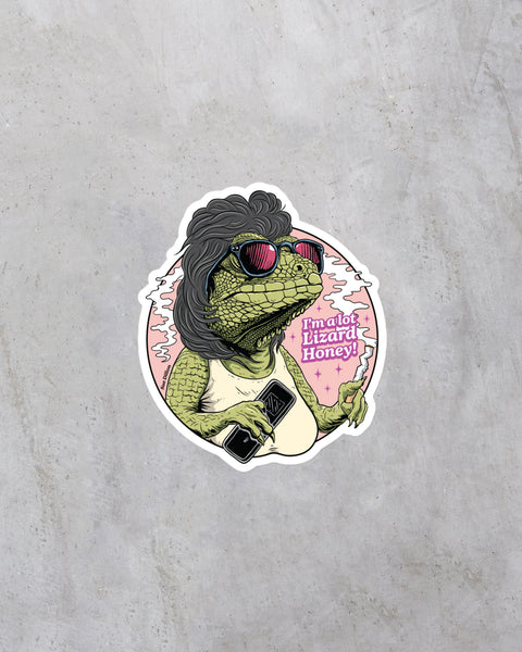 Lizard honey Sticker