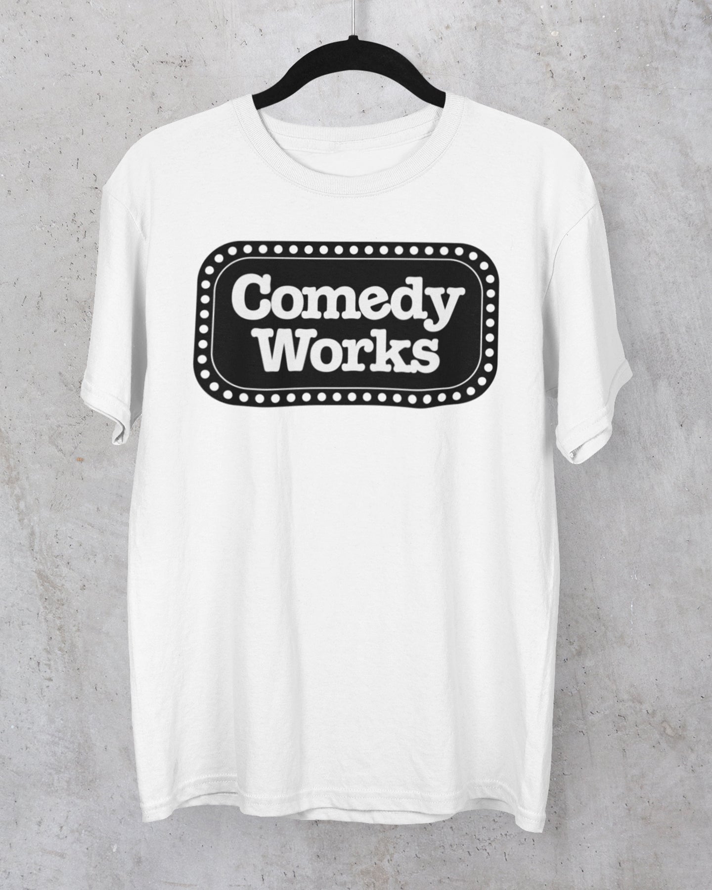 Comedy Works White T-Shirt