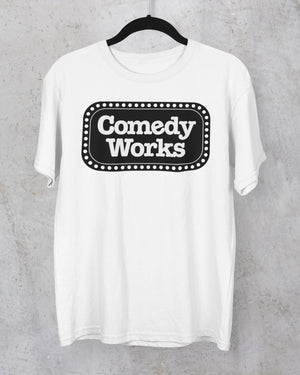 Comedy Works White T-Shirt